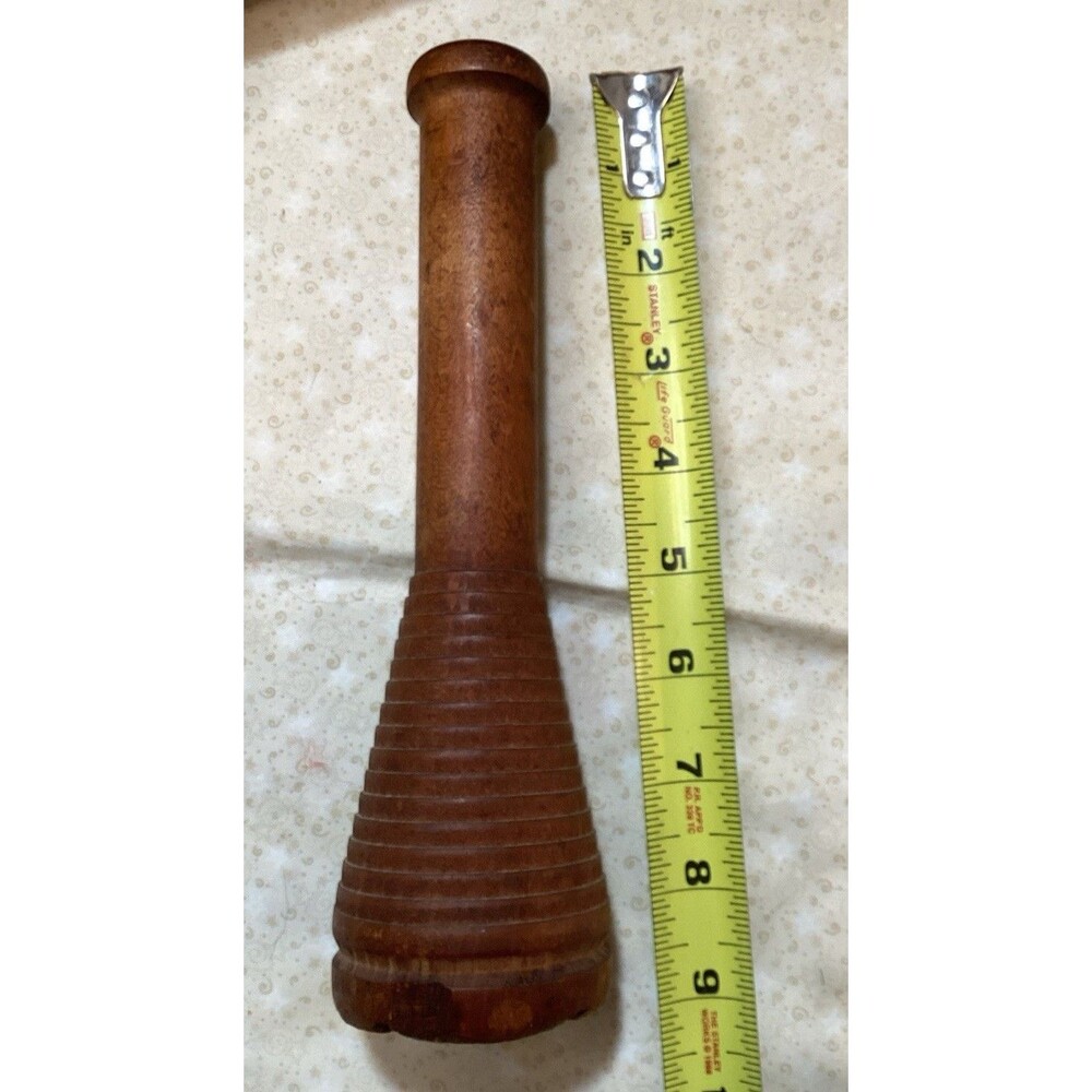 Beehive WOODEN SPOOL Vintage Bobbin Spindle Yarn Thread Industrial Textile 9"